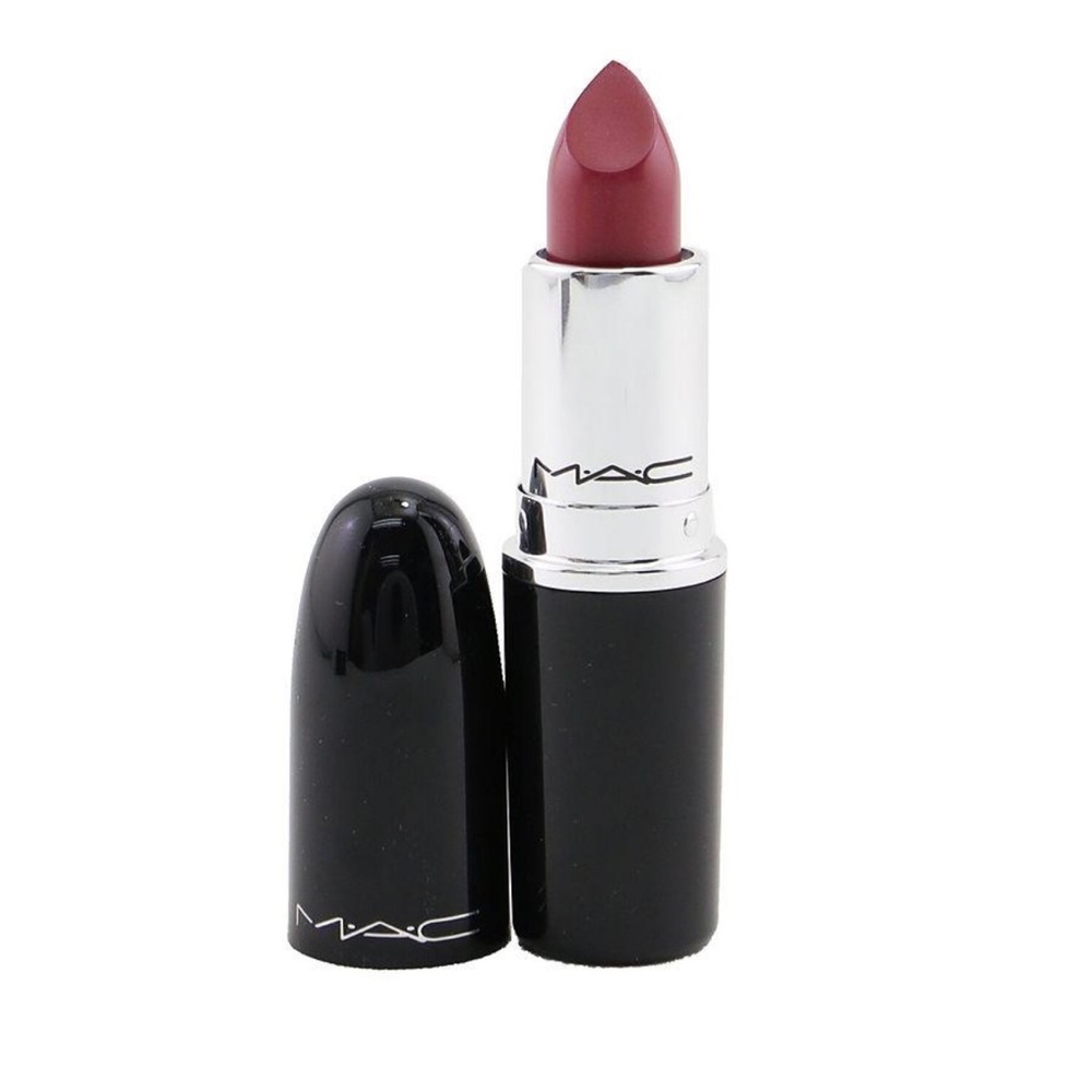 MAC - Lustreglass Lipstick - # 548 Beam There Done That (Rosy Plum Pink) BNIB